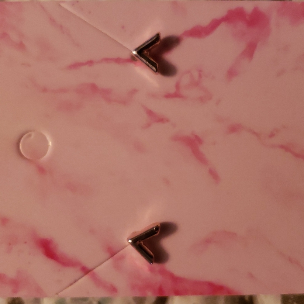 Rose gold earrings